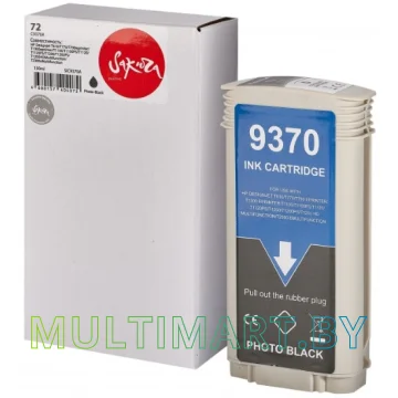 Картридж Sakura Printing SIC9370A (аналог HP 72 Photo Black) картинка 3